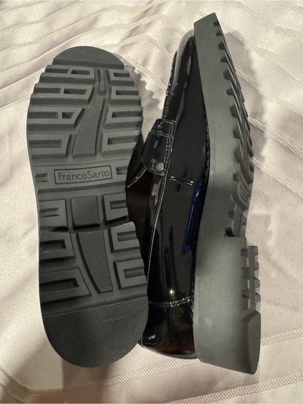 Franco Sarto sleek patent
